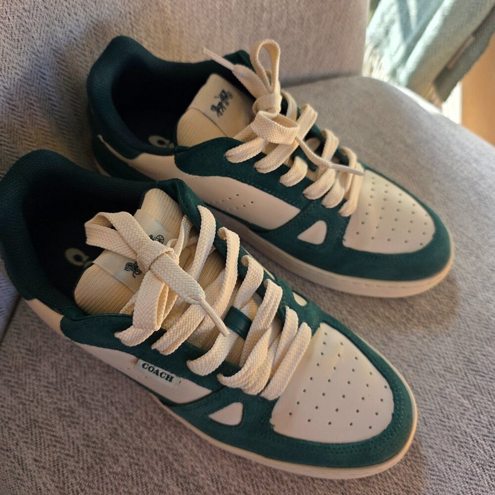 COACH Sneakers Men's 7 Clip Court Emerald Green